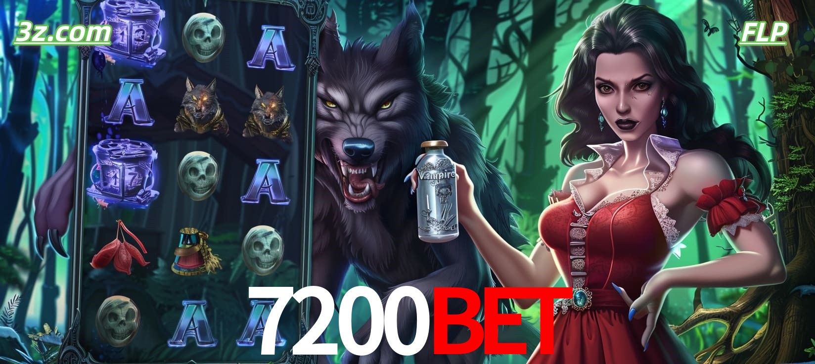 Slots online tema de lobisomem e vampira no 7200bet cassino Brasil
