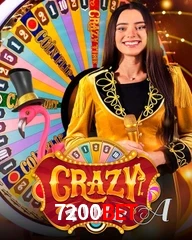 Crazy Time live game no 7200bet cassino com entretenimento ao vivo para jogadores do Brasil