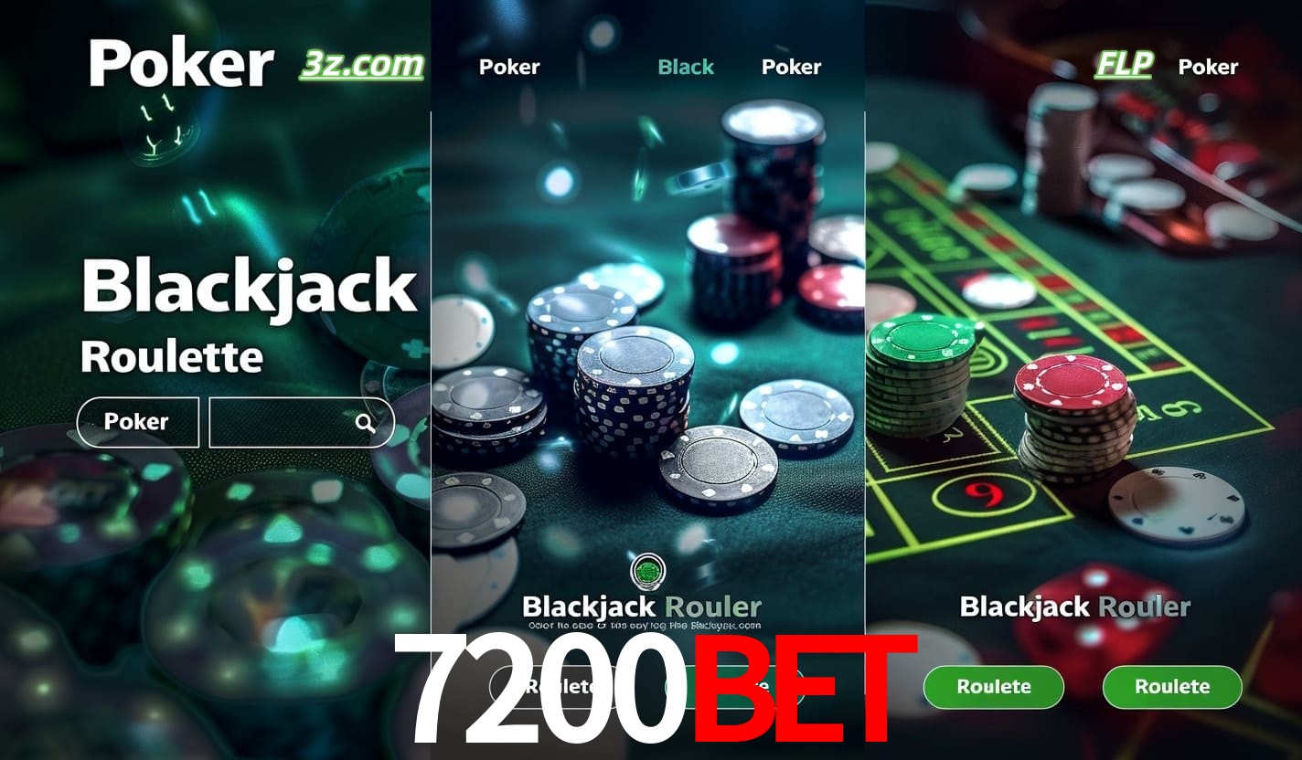 Cassino online 7200bet com Poker, Blackjack e Roleta ao vivo para jogadores do Brasil